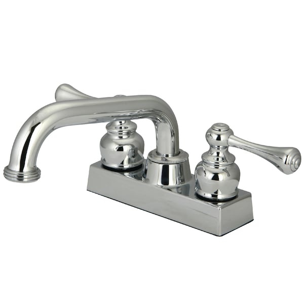 Kingston Brass 4 in Centerset2-HandleLaundry Faucet, Chrome KB2471BL - main